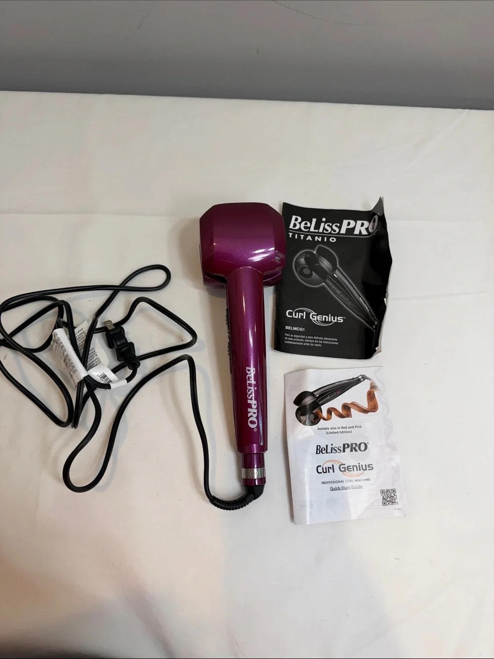 BeLiss Pro Curl Genius purple with manual